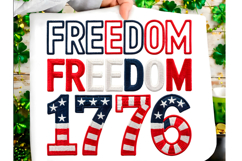 Faux Yarn Crochet Freedom Png Product Image 1