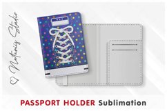 2 Sneaker patterns - Passport Holder sublimation. Product Image 2