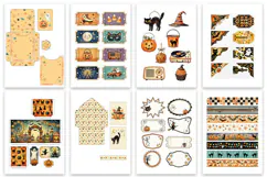 Retro Halloween Junk Journal Digital Kit| Junk Journal Product Image 8