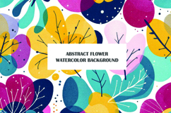 Vintage Blue Gold Floral Edge Background Product Image 1