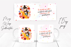 Happy Mother's Day Mug Wrap Sublimation Design Product Image 1