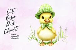 Cute baby duck clipart sublimation png Product Image 1