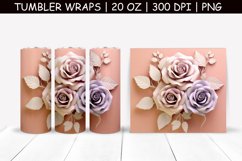 Magic Flower Sublimation Tumbler Wrap Product Image 1