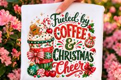 Fueled by Coffee &amp; Christmas Cheer PNG Product Image 1