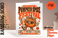 Pumpkin Spice Festival Vintage Funny Product Image 2