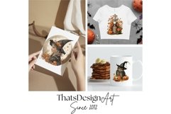 Retro Halloween Clipart PNG Set Bundle for sublimation Product Image 9