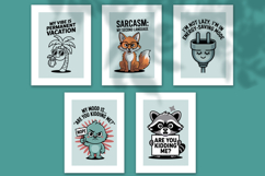25 Sarcastic T-Shirts SVG Sublimation Bundle Vectors Product Image 5