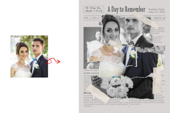 Wedding Ripped Paper Cut Photo Effect Product Image 2