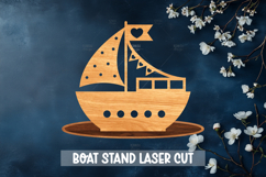 9 Boat Laser Cut Home Decor - Wooden Decor Laser Cut Product Image 10