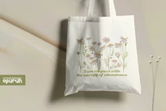 Floral "I AM" Affirmation Quotes T-Shirt Design 09 Product Image 3