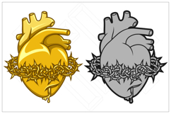 Christian Cross and Sacred Heart Product Image 9