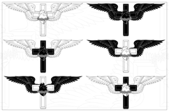 Winged Cross with Sacred Heart Product Image 9