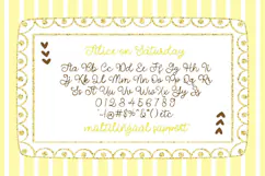 Alice on Saturday - Imperfect Handwritten Font Product Image 9