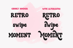 Chunky Summer - Cute Groovy Retro Font Product Image 9
