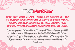 Fall Thankfully - Cute Handwritten Font Duo Product Image 9