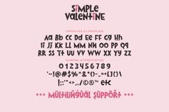 Simple Valentine - Cute Lovely Font Product Image 9