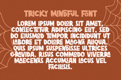 Tricky Mindful - All Caps Halloween Ugly Font Product Image 9