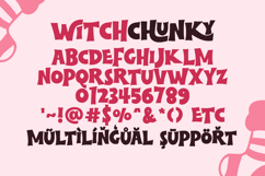 Witch Chunky - All Caps Bouncy Bold Font Product Image 9