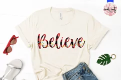 Believe - Christmas SVG EPS DXF PNG Cutting Files Product Image 2