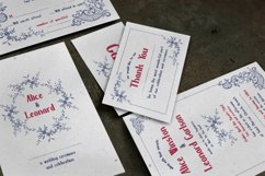 Embroidery Wedding Invitation Suite Product Image 3