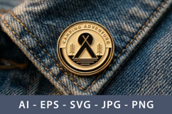 monoline nature adventure logo collection Product Image 3
