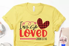 I am so loved - Jesus SVG EPS DXF PNG Cutting File Product Image 3