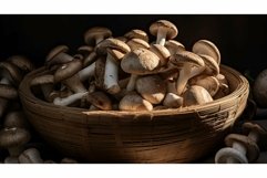 up raw champignon mushroom Product Image 1