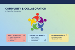 Colorful Teamwork Circle logo Product Image 3