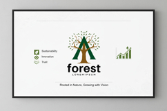 Letter A with Tree Logo Product Image 2
