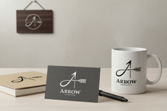 Letter A combined with an arrow Product Image 2