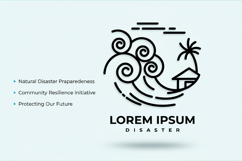 Disaster Logo with Coastal House Product Image 3