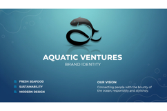 Black Fish Silhouette Abstract Logo Product Image 3