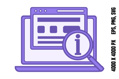 Colored Information Retrieval Icon Product Image 1