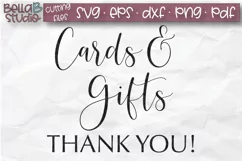 Wedding Sign SVG, Cards and Gifts SVG, Wedding SVG Product Image 2