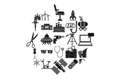 Outfit icons set, simple style Product Image 1