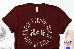 She is full of fire fierce strong brave - Women Empowerment Product Image 3