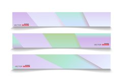 set banner abstract background . vector editable Product Image 1