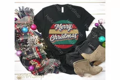 Retro Christmas Sublimation PNG, Vintage Christmas png Product Image 2