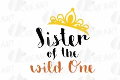 Wild One baby fox t-shirt graphic, family birthday svg files Product Image 17