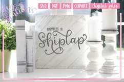 Happiness Is Shiplap - SVG, DXF, PNG, Digital Cut files Product Image 2