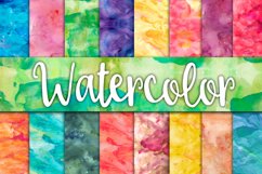 Watercolor Digital Paper Textures Product Image 1