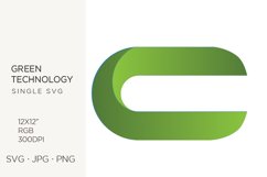 green technology letter c, business svg logo icon Product Image 1