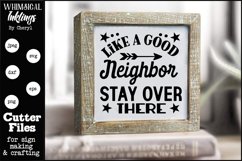 Stay Over There SVG Product Image 1