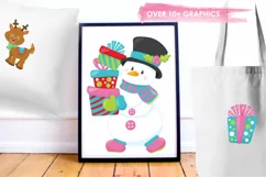 Christmas Friends graphics and illustrations - Free Design of The Week Product Image 5