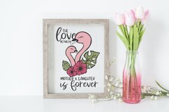 Flamingo SVG | Mother and Child SVG Product Image 2