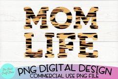 Cheetah Pint Mom Life Sublimation PNG Shirt Design Product Image 2