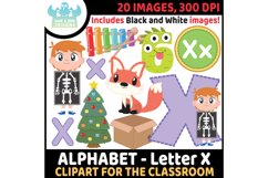 Big Alphabet Letter Clipart Bundle - Lime and Kiwi Designs Product Image 22