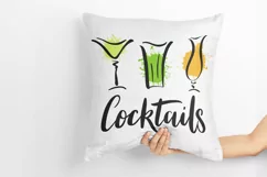 Cocktail SVG glass, drinking SVG, Cocktails clipart. Product Image 4