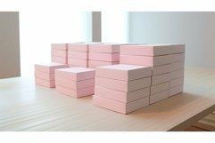 stack pink business cards Product Image 1