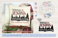 Winter Wonderland Christmas SVG DXF Cut File LL20Jul01 Product Image 1